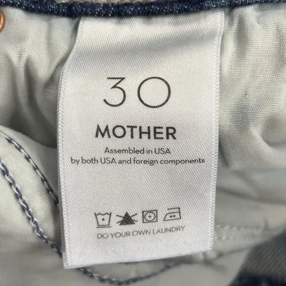 Mother Superior The Insider Ankle Jeans Womens 30 Destination Unknown  Blue - Picture 8 of 15